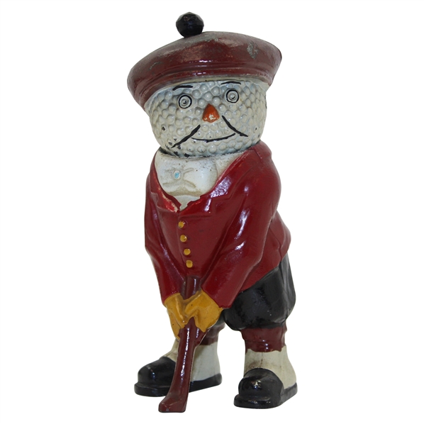 Vintage Red Coat Dunlop Bramble Man Golfer