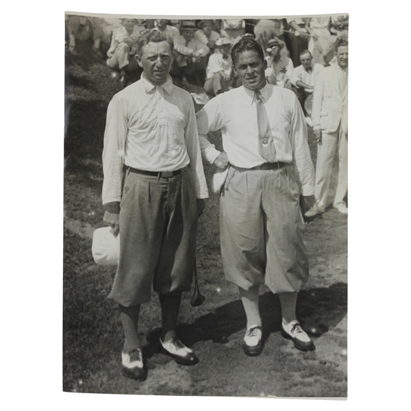 King Bobby Jones & Jock Hutchison 1930 US Open at Interlachen AP Photo - July 10th