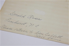 Donald Ross Signed Original Hemmer Pinehurst Photo PSA #BB21200