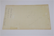 Donald Ross Signed Original Hemmer Pinehurst Photo PSA #BB21200