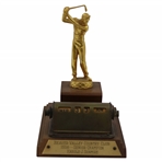 1958 Beaver Valley CC Senior Champion Desk Calendar with Golfer Trophy - Harold J. Dunmire