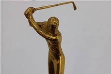 1958 Beaver Valley CC Senior Champion Desk Calendar with Golfer Trophy - Harold J. Dunmire