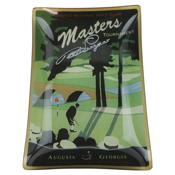 Bernhard Langer Signed Masters Dish in Original Box JSA ALOA