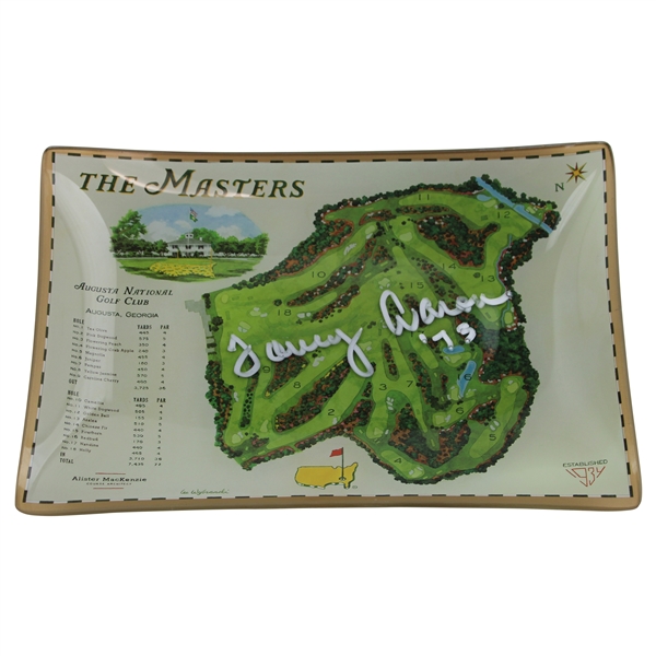Tommy Aaron Signed Masters Dish in Original Box JSA ALOA
