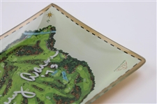 Tommy Aaron Signed Masters Dish in Original Box JSA ALOA
