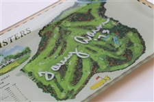 Tommy Aaron Signed Masters Dish in Original Box JSA ALOA