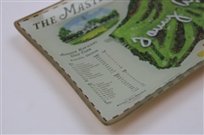 Tommy Aaron Signed Masters Dish in Original Box JSA ALOA
