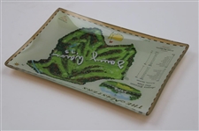 Tommy Aaron Signed Masters Dish in Original Box JSA ALOA