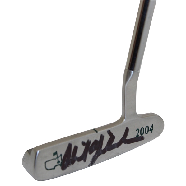 Mickelson & Palmer Signed 2004 Masters Tournament Mini Club JSA ALOA