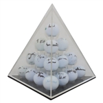 Nineteen (19) LPGA Greats Signed Golf Balls in Deluxe Golf Ball Display Case - 545 Wins JSA ALOA