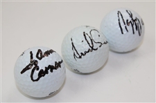 Annika Sorenstam, Nancy Lopez & Jo Anne Carner Signed Golf Ball JSA ALOA