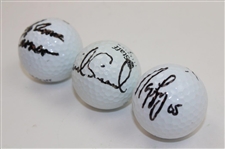 Annika Sorenstam, Nancy Lopez & Jo Anne Carner Signed Golf Ball JSA ALOA