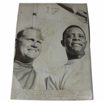 1968 Jack Nicklaus & Lee Elder Pressures Off Press Photo