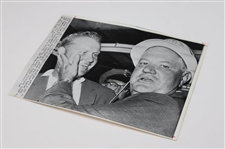 1965 Jack Nicklaus & Dad Charles Nicklaus 'Big Bear Just a Cub to His Daddy' Masters Press Photo