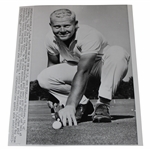 1959 Jack Nicklaus Young Man with Eye on US Open at Winged Foot Press Photo