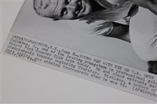 1959 Jack Nicklaus 'Young Man with Eye on US Open' at Winged Foot Press Photo