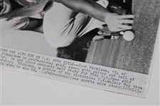 1959 Jack Nicklaus 'Young Man with Eye on US Open' at Winged Foot Press Photo