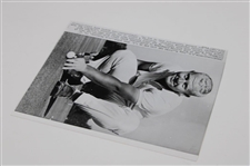1959 Jack Nicklaus 'Young Man with Eye on US Open' at Winged Foot Press Photo