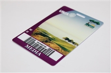 2008 US Open at Torrey Pines USGA Media Pass - Tiger Woods Winner