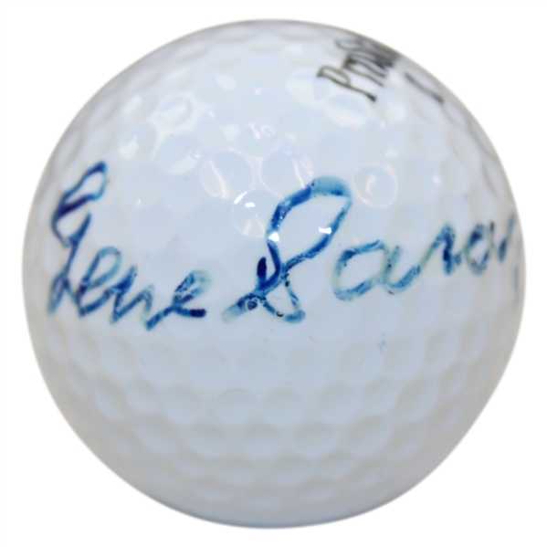 Gene Sarazen Signed Wilson ProStaff 3 Logo Golf Ball JSA ALOA