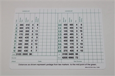 Big 3' Palmer, Nicklaus & Player Signed Augusta National GC Scorecard - Jack Signed 2x JSA ALOA
