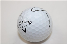 Arnold Palmer Signed Personal Used Callaway Umbrella Logo Golf Ball JSA ALOA