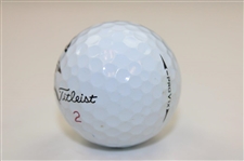 John Daly Signed Titleist 2 Pro-V1x Logo Golf Ball JSA ALOA
