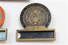 1974 Senior Amateur, 1964 Womens US Open & 1971 Womens US Open Contestant Badges