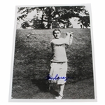 Gene Sarazen Signed Post-Swing Photo JSA ALOA