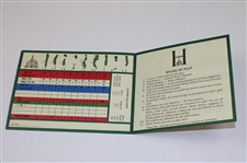 Sam Snead Signed Homestead Scorecard JSA ALOA
