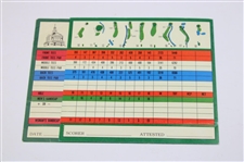 Sam Snead Signed Homestead Scorecard JSA ALOA