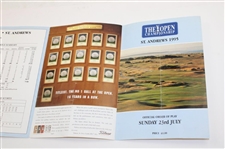 1995 Open Championship at St. Andrews Sunday Pairing Sheet