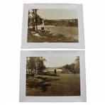 Two (2) Sepia Photos Of Pine Valley