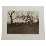 Betting Wager Start 1st Tee Box Sepia Print