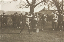 Betting Wager Start 1st Tee Box' Sepia Print