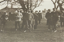 Betting Wager Start 1st Tee Box' Sepia Print