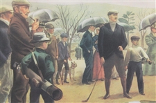 Modern '1894' First Amateur Championship in America '1931' Currier & Ives Print
