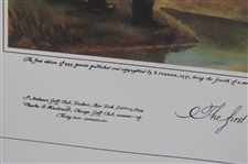 Modern '1894' First Amateur Championship in America '1931' Currier & Ives Print
