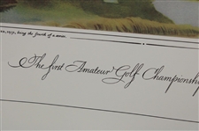 Modern '1894' First Amateur Championship in America '1931' Currier & Ives Print

