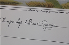 Modern '1894' First Amateur Championship in America '1931' Currier & Ives Print
