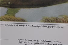 Modern '1894' First Amateur Championship in America '1931' Currier & Ives Print

