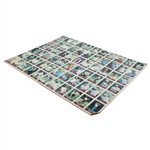 1985 Miller Press PGA Tour Uncut Card Sheet-Mounted w/ Nicklaus, Payne, Seve & Couples
