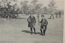1899 'A Long Putt' Print from Harper's Weekly by A. B. Frost
