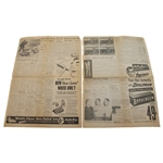 1950 Los Angeles Times Ben Hogan 'Comeback' Sports Section Cover