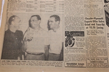 1950 Los Angeles Times Ben Hogan 'Comeback' Sports Section Cover