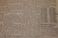 1950 Los Angeles Times Ben Hogan 'Comeback' Sports Section Cover