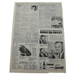 1953 New York Times Ben Hogan Masters Article