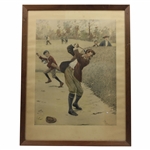 Temper A. B. Frost Water Color Print - Framed