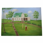 Clubhouse Depiction Water Color Painting by Artist G. Johnson