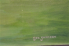 Clubhouse Depiction Water Color Painting by Artist G. Johnson